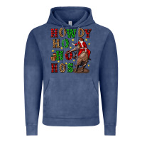 Vintage Denim howdy ho ho hos christmas Vintage Hoodie - CowGirlArtShop