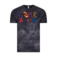Cloud Black Game day red and blue Vintage Tee - HowdyJamesFarm