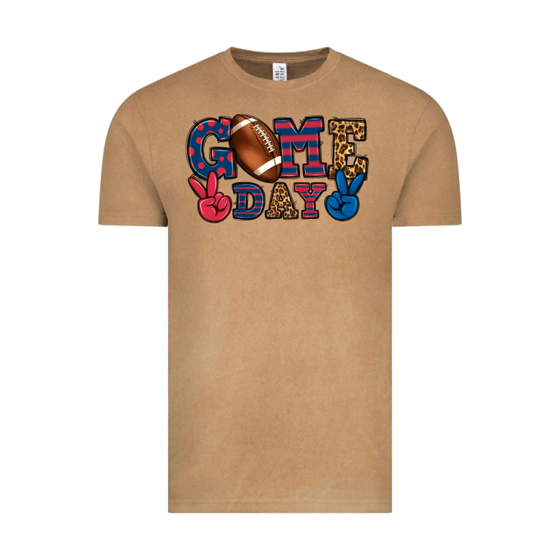 Game Day Red And Blue Vintage Tee by HowdyJamesFarm | Teevron