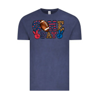 Vintage Denim Game day red and blue Vintage Tee - HowdyJamesFarm