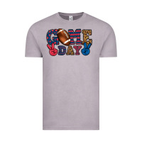 Vintage Zinc Game day red and blue Vintage Tee - HowdyJamesFarm