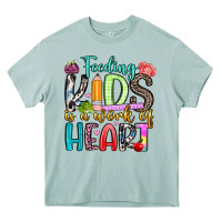 Arona feeding kids is a work of heart Heavy Core Tee - Artiststas