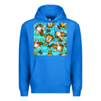 True Royal honey bee gnomes seamless pattern Premium Hoodie - BundleAndBundleShop