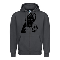 Smoke German Shepherd German Shepherd Puppy Zipper Hoodie - trangStudio