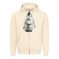 Sandshell baby penguin Zipper Hoodie - LillyAllenDesigns