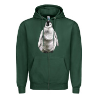 Sports Green baby penguin Zipper Hoodie - LillyAllenDesigns