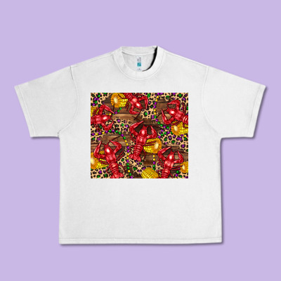 Mardi Gras Crawfish Urban Heavy Tee Designed By Cowgirlartshop