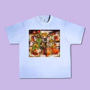 Fall Heifer Cow Urban Heavy Tee Designed By Ranaportraitstore