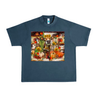 Midnight Navy fall heifer cow Urban Heavy Tee - RanaPortraitStore