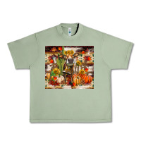 Oil Green fall heifer cow Urban Heavy Tee - RanaPortraitStore