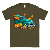 Army Green Fall Farm Truck Classic Tee - texasbilliewilder