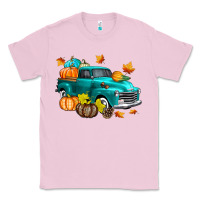 Bubblegum Pink Fall Farm Truck Classic Tee - texasbilliewilder