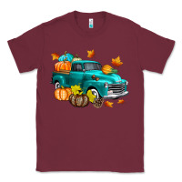 Burgundy Fall Farm Truck Classic Tee - texasbilliewilder