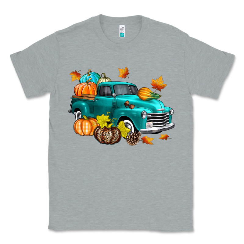 Fall Farm Truck Classic Tee by texasbilliewilder | Teevron