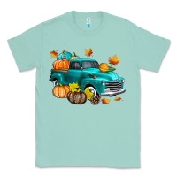 Seafoam Fall Farm Truck Classic Tee - texasbilliewilder