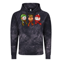 Cloud Black christmas reindeer polar bear snowman Vintage Hoodie - CowGirlArtShop