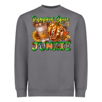 Storm Pumpkin Spice Junkie Heavyweight Sweatshirt - CowhideDigitalArt