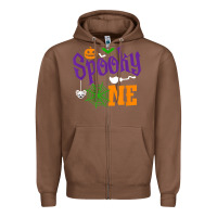 Chestnut spooky one boy halloween 1st birthday matching family t shirt Zipper Hoodie - trangStudio