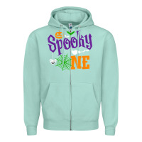 Seafoam spooky one boy halloween 1st birthday matching family t shirt Zipper Hoodie - trangStudio