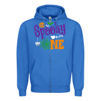True Royal spooky one boy halloween 1st birthday matching family t shirt Zipper Hoodie - trangStudio