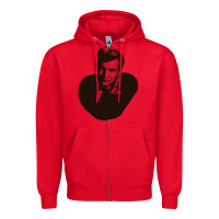 Red Bobby Darin Zipper Hoodie - trangStudio