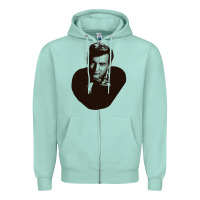 Seafoam Bobby Darin Zipper Hoodie - trangStudio
