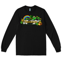Black Tennessee map St. Patrick's Long Sleeve Tee - CowGirlArtShop