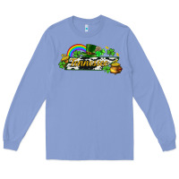 Colony Blue Tennessee map St. Patrick's Long Sleeve Tee - CowGirlArtShop