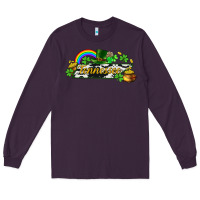 Plum Tennessee map St. Patrick's Long Sleeve Tee - CowGirlArtShop