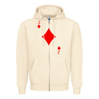Sandshell jack of diamond deck of cards halloween costume t shirt Zipper Hoodie - trangStudio
