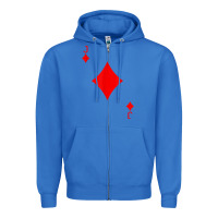 True Royal jack of diamond deck of cards halloween costume t shirt Zipper Hoodie - trangStudio