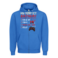 True Royal 14 Year Old Gamer Gift Boy Teen 14th Perfect Birthday Gaming Zipper Hoodie - trangStudio