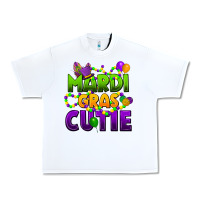 White mardi gras cutie Urban Heavy Tee - CowGirlArtShop