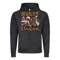 Vintage Black merry christmas trees Vintage Hoodie - CowGirlArtShop