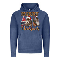 Vintage Denim merry christmas trees Vintage Hoodie - CowGirlArtShop
