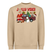 Mushroom Jolly Vibes Heavyweight Sweatshirt - CowhideDigitalArt