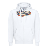 White I Love Caribou City Usa Retro Vintage Zipper Hoodie - trangStudio