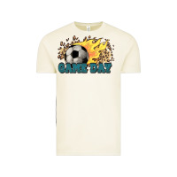 Vintage Arctic Game day Soccer leopard flames fireball Vintage Tee - HowdyJamesFarm