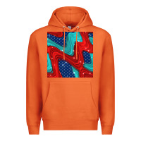 Carrot american flag stripes seamless pattern Premium Hoodie - BundleAndBundleShop