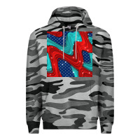 Slate Camo american flag stripes seamless pattern Premium Hoodie - BundleAndBundleShop