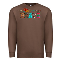 Chestnut brave and aztec wood sunflower with arrow Premium Sweatshirt - Artiststas