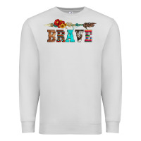 Dove Grey brave and aztec wood sunflower with arrow Premium Sweatshirt - Artiststas