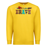 Lemon brave and aztec wood sunflower with arrow Premium Sweatshirt - Artiststas