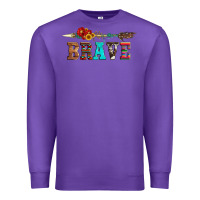 Purple brave and aztec wood sunflower with arrow Premium Sweatshirt - Artiststas