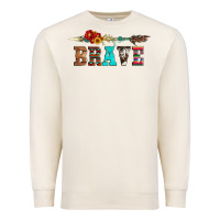 Sandshell brave and aztec wood sunflower with arrow Premium Sweatshirt - Artiststas