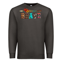 Smoke brave and aztec wood sunflower with arrow Premium Sweatshirt - Artiststas