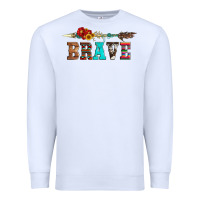 White brave and aztec wood sunflower with arrow Premium Sweatshirt - Artiststas