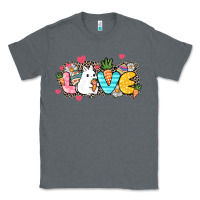 Charcoal Heather Love Easter Classic Tee - NancyCooperArtShop