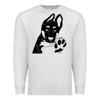 Oatmeal Heather German Shepherd German Shepherd Puppy Premium Sweatshirt - trangStudio