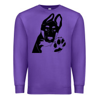 Purple German Shepherd German Shepherd Puppy Premium Sweatshirt - trangStudio